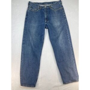 Levi's Jeans Mens 38x32 Blue 550 Relaxed Fit Tapered Leg Denim